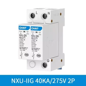 Alternative view of 正泰浪涌保护器NXU电源电涌开关40防雷器220家用避雷器